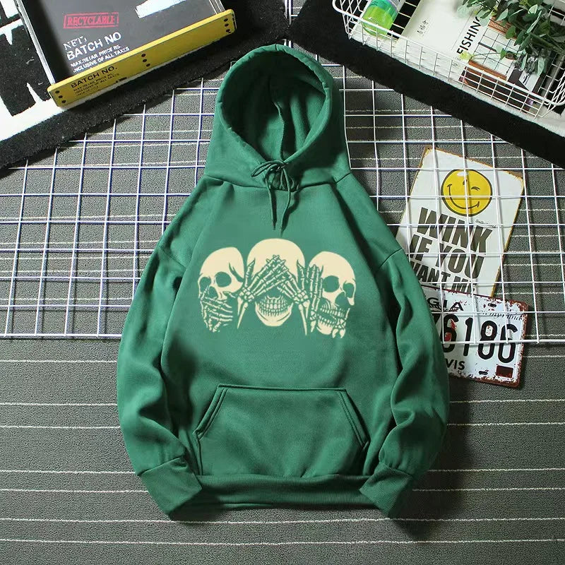 Shadow Riot Geometric Hoodie – Heavyweight Streetwear Pullover for Autumn Rebels