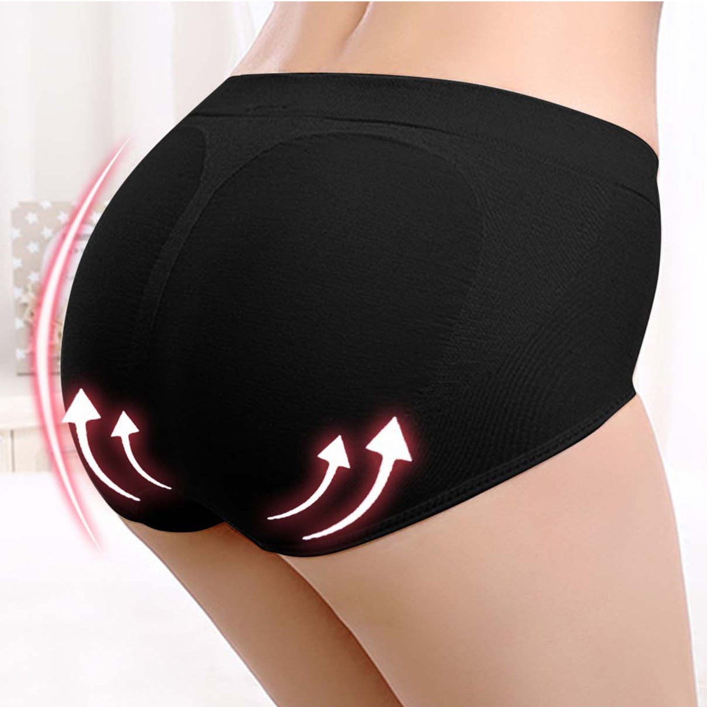 Women’s Soft Seamless Hip-Enhancing Padded Briefs – Butt Lift Panties, Comfort Fit, Full Coverage Underwear - Premium panties from Lizard Vigilante - Just $14.44! Shop now at Lizard Vigilante