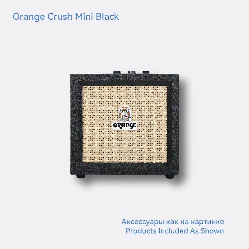 Orange Guitar Amplifier Crush Mini 3W Portable Adjustable Gain/Tone 'Silent' Practice or Recording - Lizard Vigilante