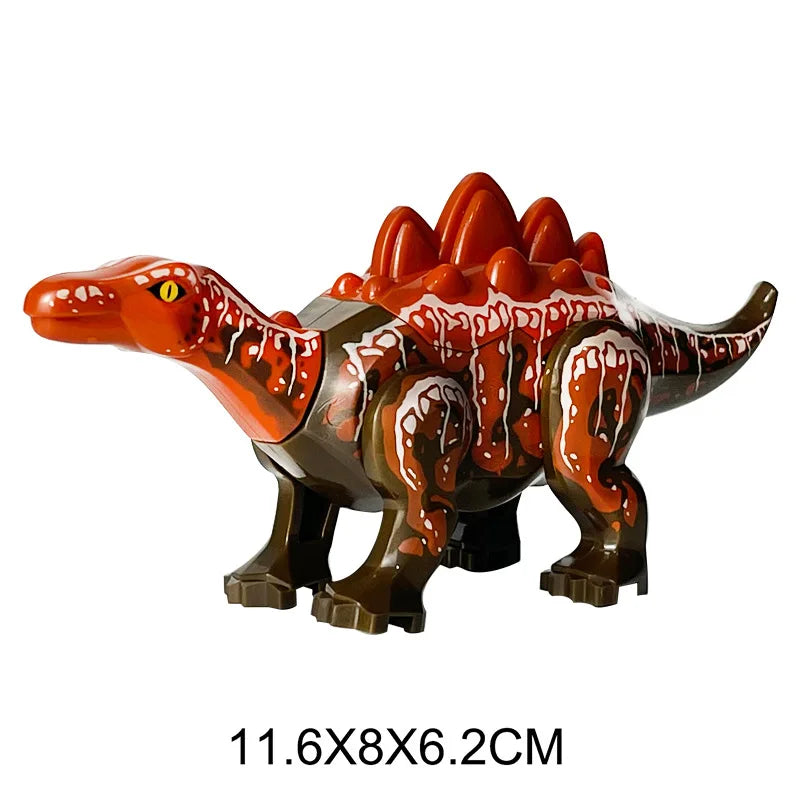 Dinosaurs Figures Bricks Building Blocks Velociraptor Jurassic Dino World Large T-Rex Triceratops Indominus Rex Toys For Kids - Premium toys from Lizard Vigilante - Just $1.99! Shop now at Lizard Vigilante