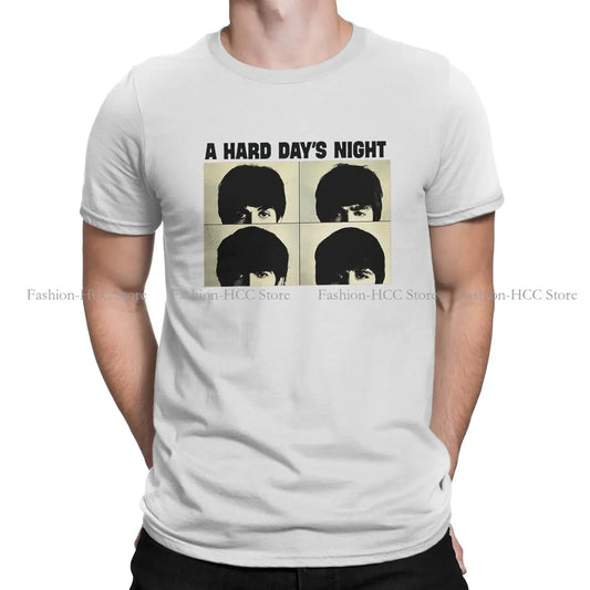 The Beatle Band Hard Days Night Polyester T-Shirts Men's Tee Funny Tops - Premium t-shirt from Lizard Vigilante - Just $24.99! Shop now at Lizard Vigilante