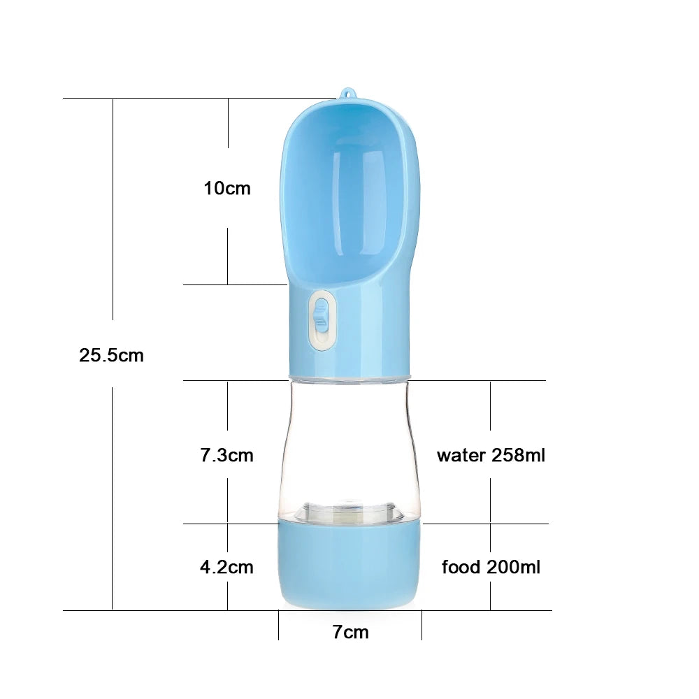 Portable Dog Water Bottle & Feeder – Outdoor Travel Drinking Container - Premium pet supplies from Lizard Vigilante - Just $19.88! Shop now at Lizard Vigilante