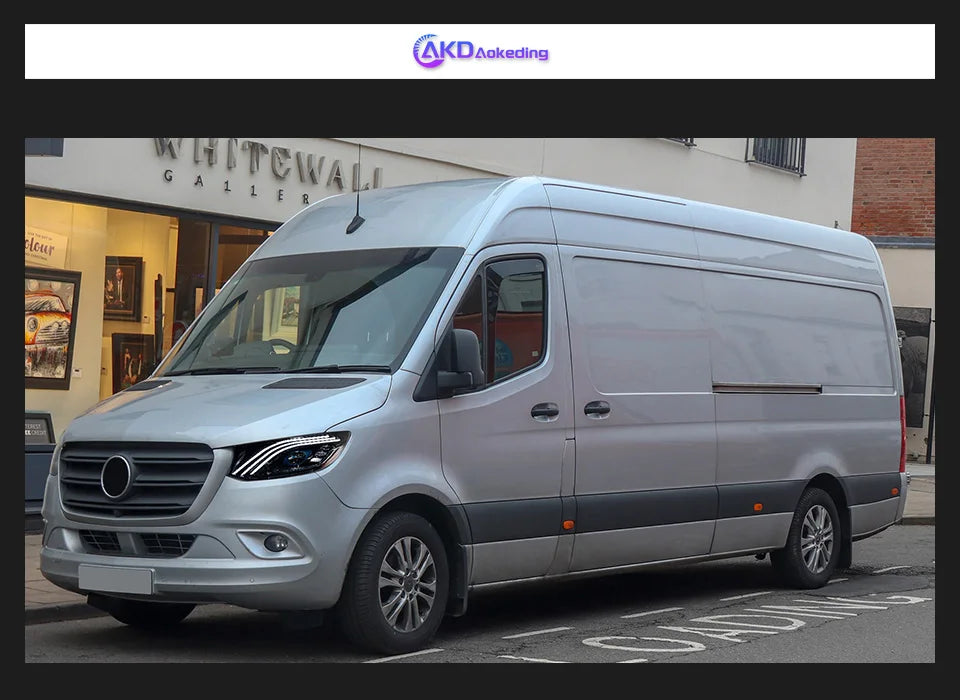 AKD Car Lights for Benz Sprinter Headlight Projector Lens Maybach Style Head Lamp DRL Automotive Accessories