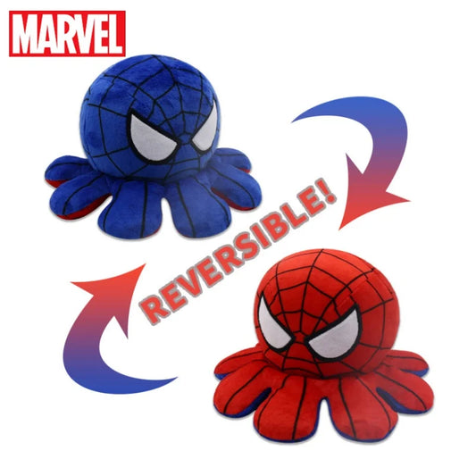 Marvel Avengers Reversible Plush Doll – Spiderman, Iron Man, Hulk, Captain America, Thanos, Octopus Toy for Kids' Gifts (20cm) - Premium doll from Lizard Vigilante - Just $18.88! Shop now at Lizard Vigilante