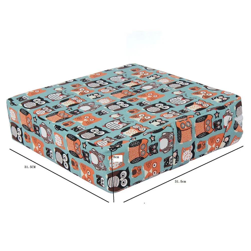 Baby Dining Chair Booster Cushion Removable Kids Highchair Seat Pad Star Chair Heightening Cushion Child Chair Waterproof Seat