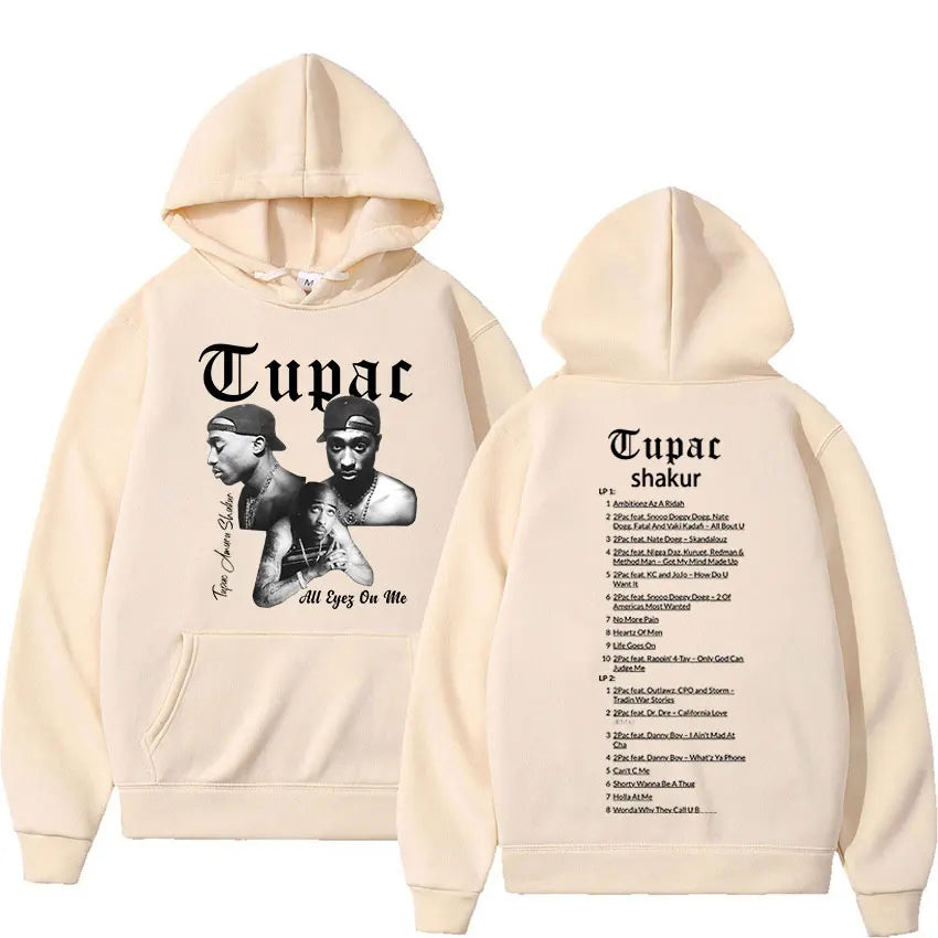 Tupac 2pac Hoodie Hip Hop Hoodies Pullover Hoodie Sweatshirt Hoody - Premium hoodies from Lizard Vigilante - Just $39.99! Shop now at Lizard Vigilante