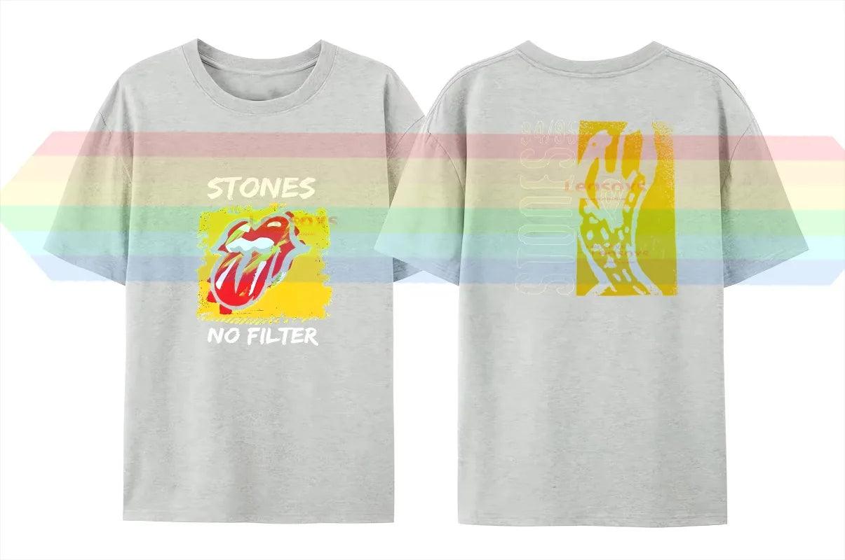 The Rolling Stones Hackney Diamonds Live Licks T-shirt Large Size Men & Women's Unisex Cotton Short Sleeve - Lizard Vigilante
