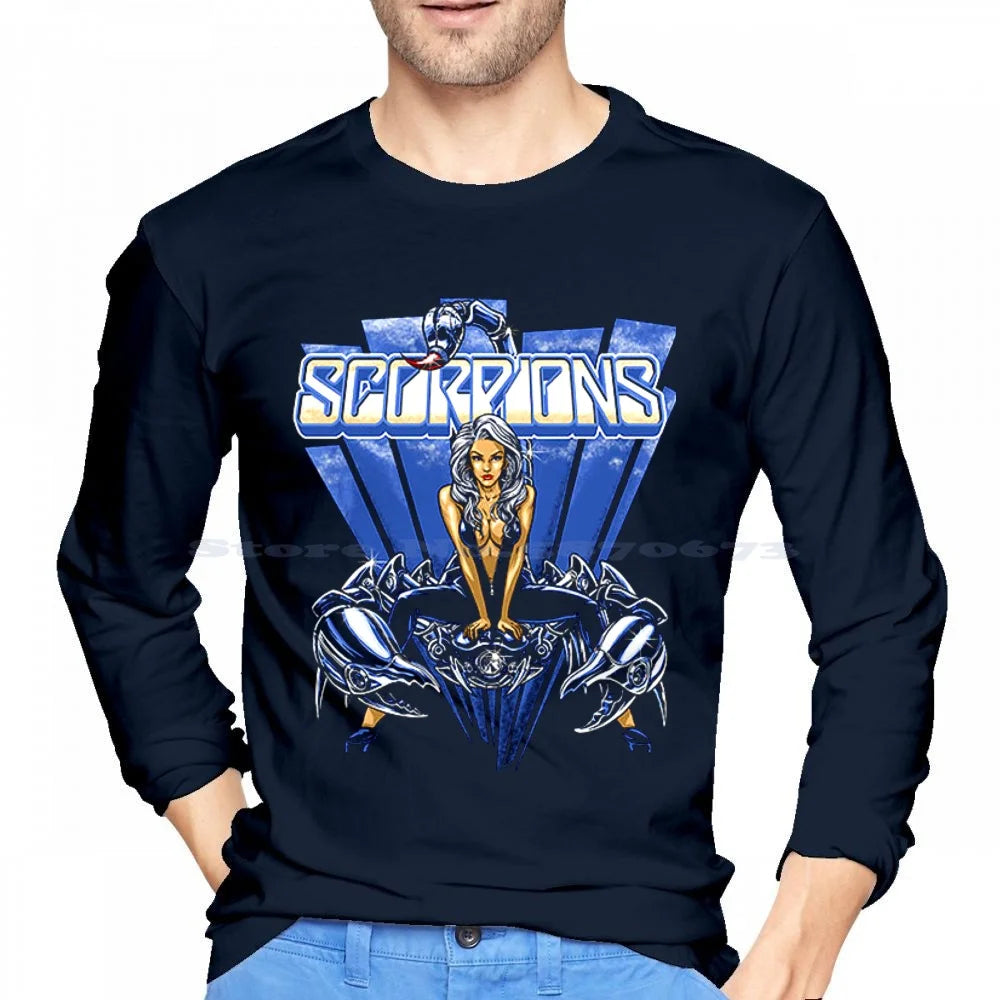 The Scorpions German Band T Shirt 100% Cotton Tee German Band - Premium T-Shirt from Lizard Vigilante - Just $38.99! Shop now at Lizard Vigilante