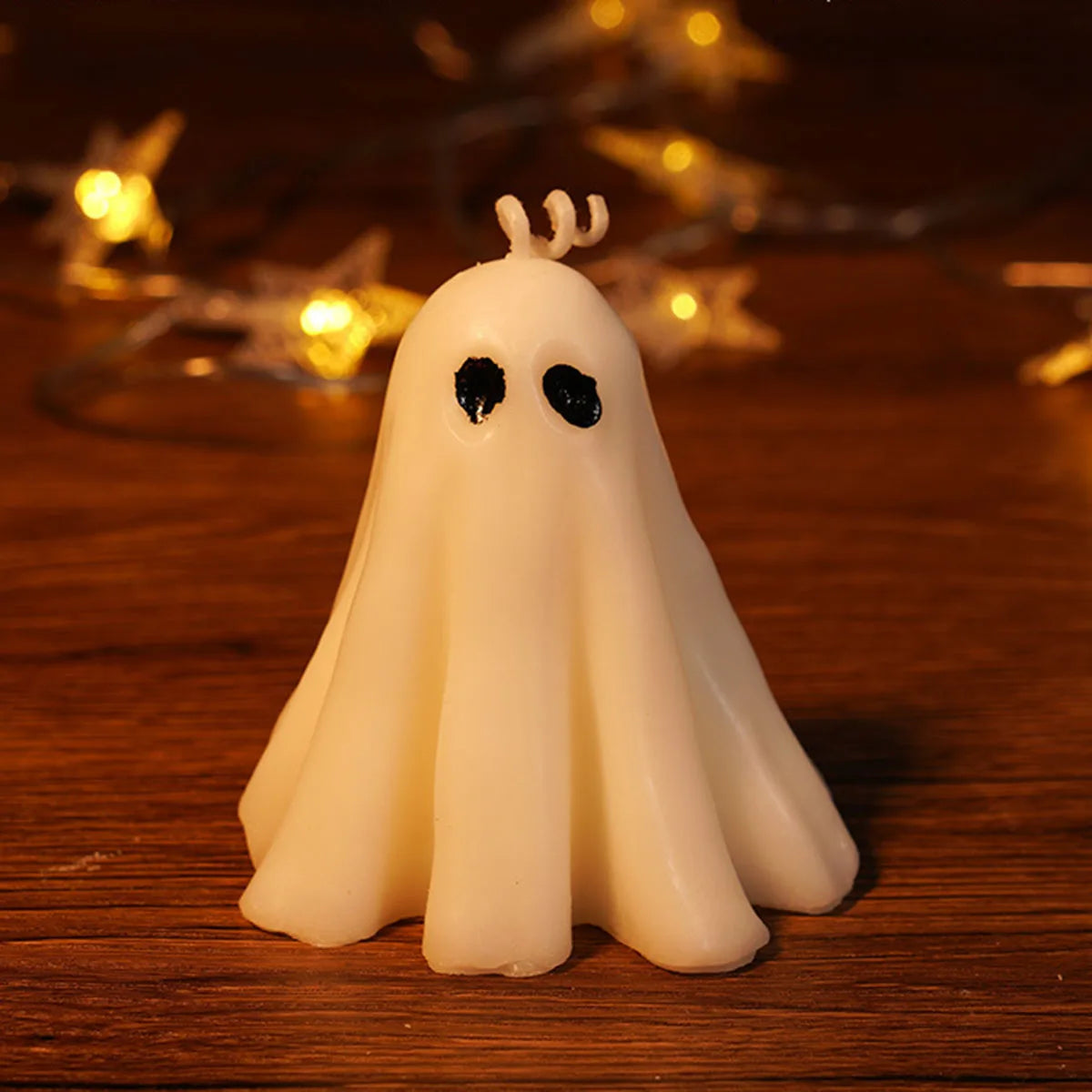 Halloween White Ghost Fragrance Candle Horror Gift Candle Tea Lantern Gothic Room Decoration Dining Table Party Bedroom