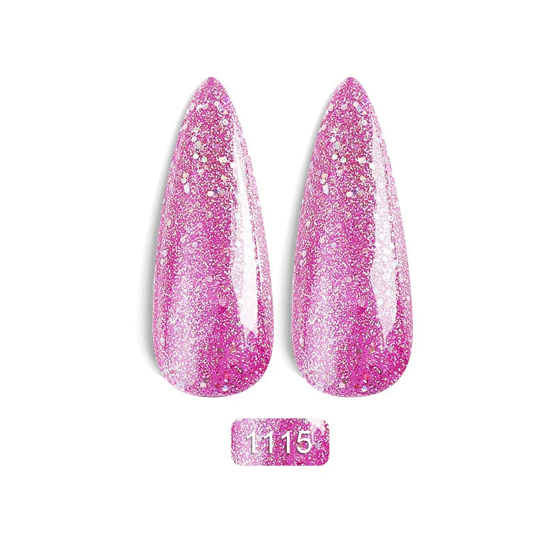 Rainbow Ghini Ultra Shiny Glitter Gel Nail Polish Semi-permanent Gellack UV Varnish Gold Silver Metal Gel Nail Art Wholesale Top