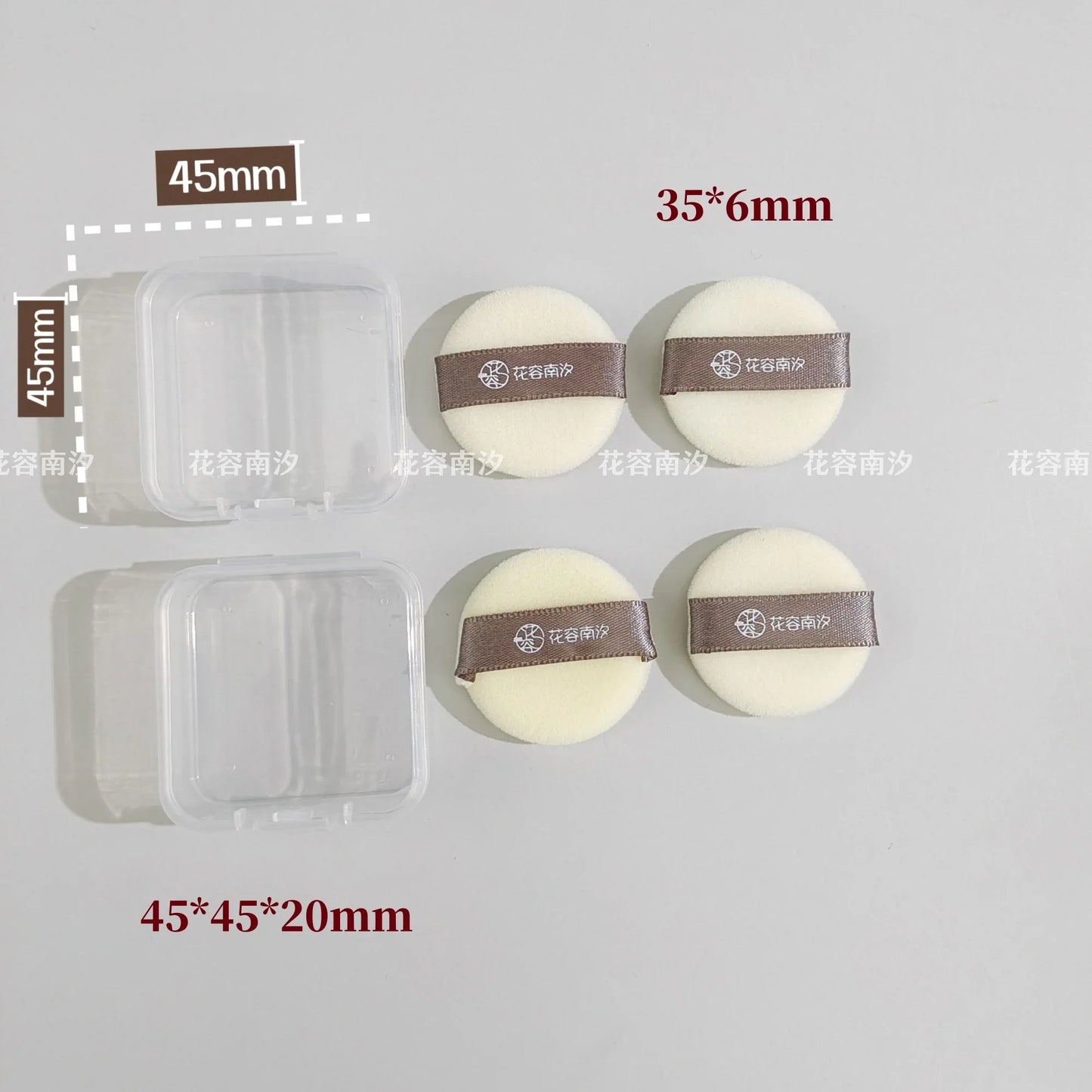 Small Flocking Mini Replacement Puff Loose Powder Foundation Puff