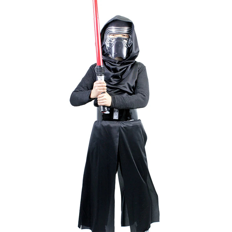 Deluxe  Kylo Ren Classic Cosplay Clothing Kids 4-10years Halloween Movie Costume 4PCS set - Premium  from Lizard Vigilante - Just $38.99! Shop now at Lizard Vigilante