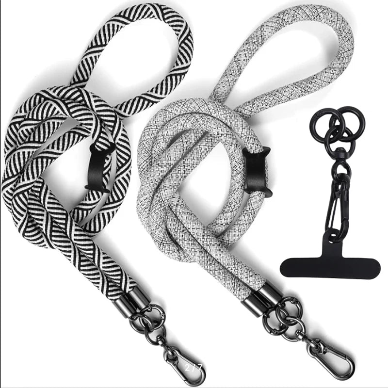 8mm Thick Anti-lost Mobile Phone Lanyard Crossbody Detachable Neck Cord Outdoor Sturdy And Durable Hanging Wrist Strap - Premium  from Lizard Vigilante - Just $4.99! Shop now at Lizard Vigilante