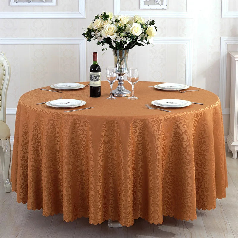 Polyester Jacquard Tablecloth for Hotel, Wedding, Banquet, and Party Decoration - Premium tablecloth from Lizard Vigilante - Just $32.88! Shop now at Lizard Vigilante