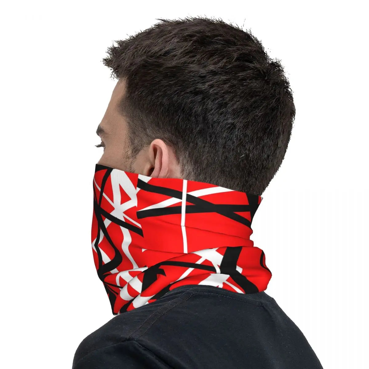 Syntecso Van Halen Fashion Balaclava: Versatile Multi-Functional Scarf - Premium scarf from Lizard Vigilante - Just $17.88! Shop now at Lizard Vigilante