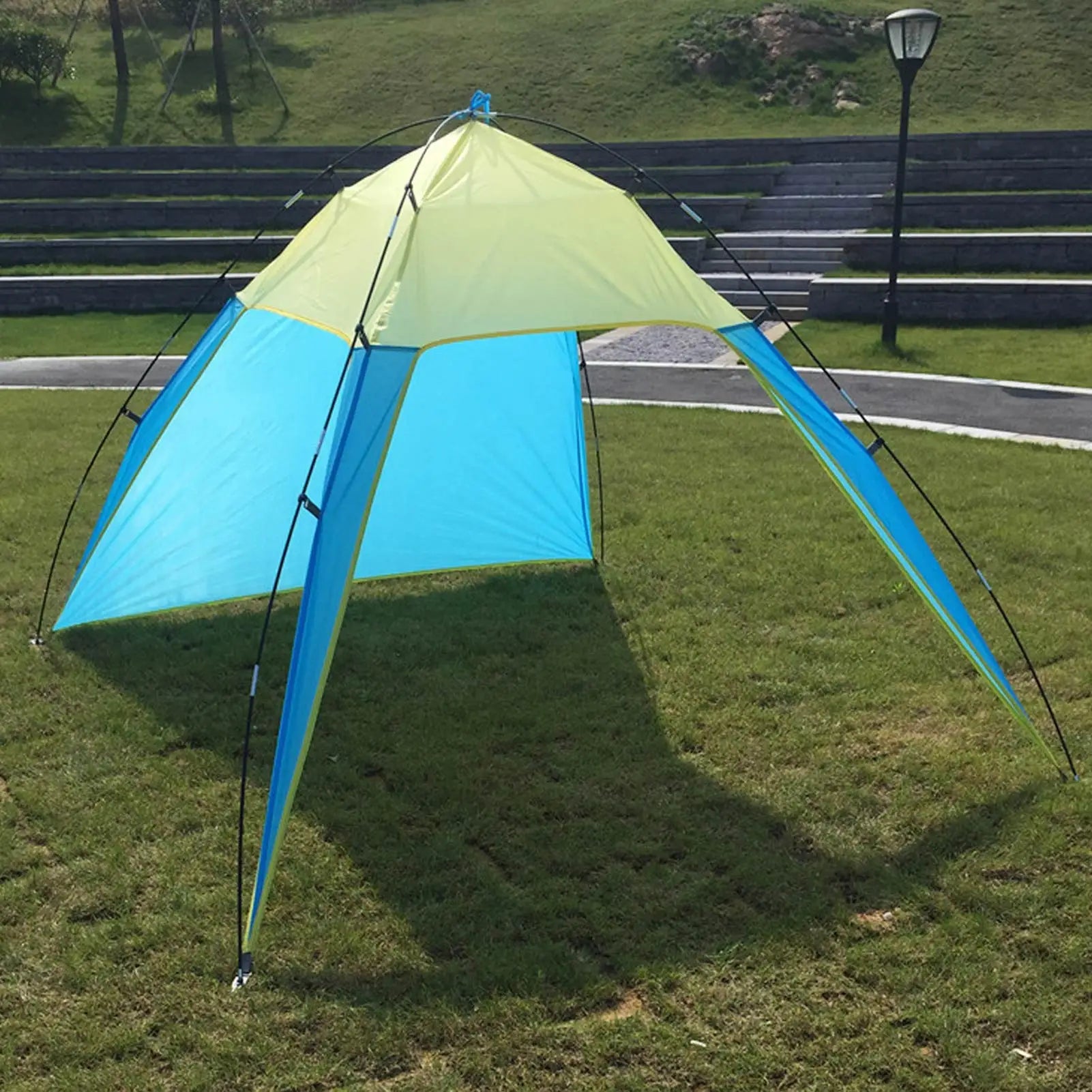 Lightweight Waterproof Sun Shade Tent – Outdoor Canopy Beach Shelter, UV Protection, for Camping, Fishing, Travel, Fits 5-8 People - Premium tent from Lizard Vigilante - Just $48.88! Shop now at Lizard Vigilante