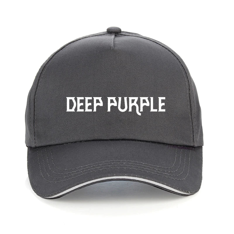 Smoke on the Water: Deep Purple Baseball Cap - Premium baseball cap from Lizard Vigilante - Just $23.88! Shop now at Lizard Vigilante