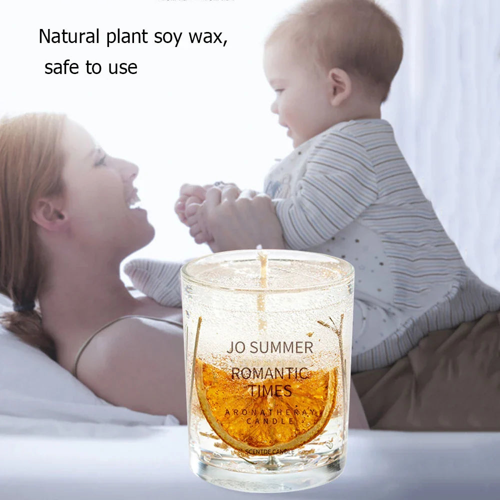 Scented Wax Candle Smokeless Aromatic Soybean Candles Aromatherapy Wedding Birthday Party Gift 2024 Christmas Home Decoration
