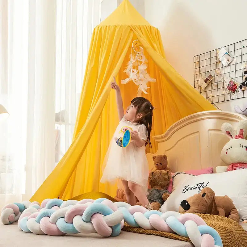 Kids Mosquito Net Baby Crib Curtain Hanging Tent Bed Decor Girl Princess Hanging Bed Canopy Living Corner Play Reading NookDecor