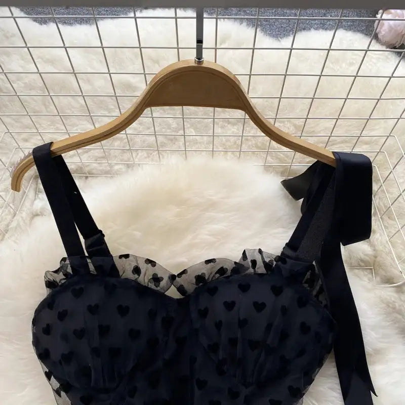 SINGREINY High Quality A Line Mesh Long Dress Spaghetti Strap Sleeveless Sheath Sundress 2023 Women Fashion Dot Print Maxi Dress