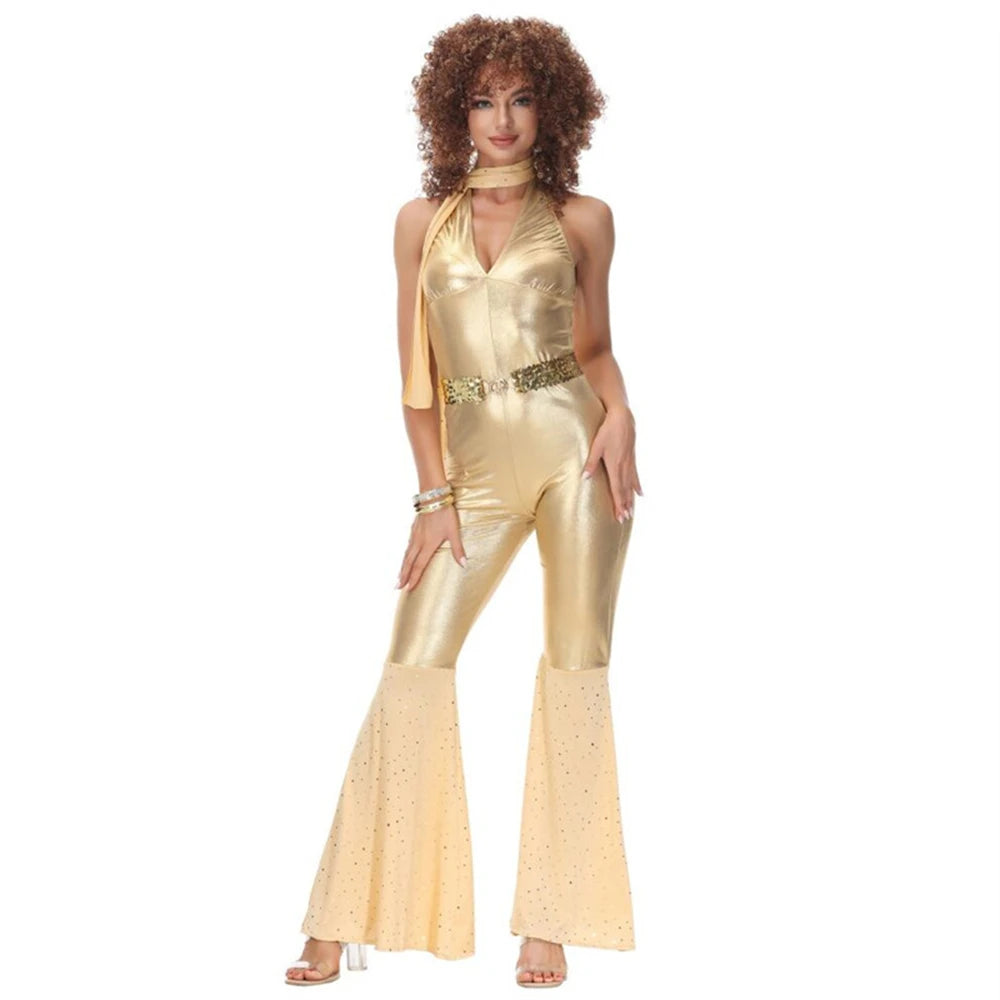 Women's Sexy Rock Disco Hippie Costumes: 70s 80s Party Outfits - Premium Cosplay Costumes from Lizard Vigilante - Just $28.88! Shop now at Lizard Vigilante