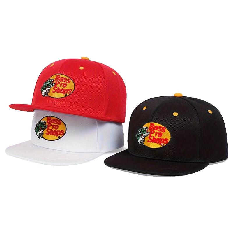 Bass Pro Adjustable Embroidery Hip-Hop Style Hats For Outdoor - Premium Baseball cap from Lizard Vigilante - Just $19.88! Shop now at Lizard Vigilante