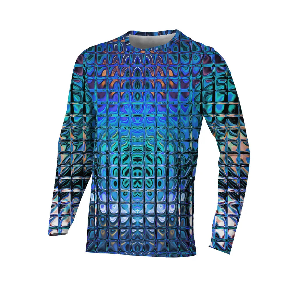 Chrome Static Longsleeve – Vintage Voltage for Modern Rebels - Premium tee from dsers - Just $29.99! Shop now at Lizard Vigilante