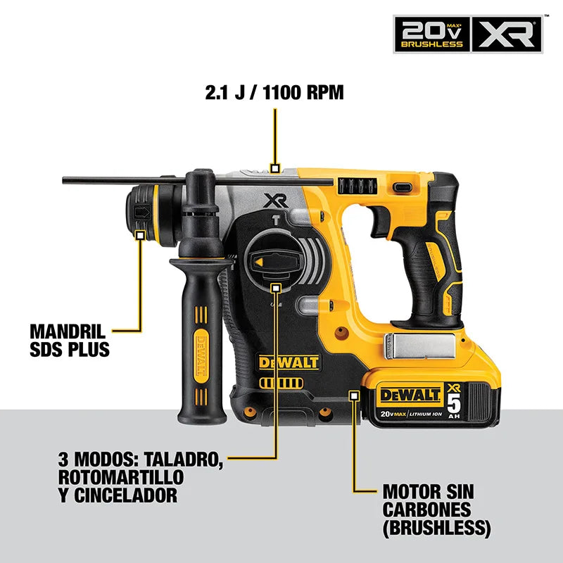 DEWALT DCH273 Brushless Electric Hammer Drill – 18V Lithium-Powered Precision with SHOCKS Vibration Control & 2.1 Joules Impact Power - Premium hammer drill from Lizard Vigilante - Just $678.99! Shop now at Lizard Vigilante