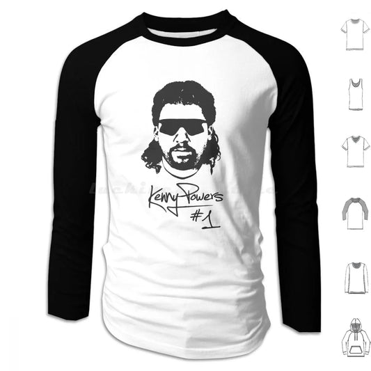 Kenny Powers: The Ultimate Fan Hoodie Eastbound And Down Tv Series Pills Cocain Drugs Baseball Charros 55