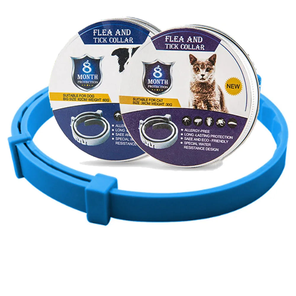 Easy To Use, Dog and Cat Anti-Flea & Tick Collar – 8-Month Protection for Pets - Premium flea collar from Lizard Vigilante - Just $22.88! Shop now at Lizard Vigilante