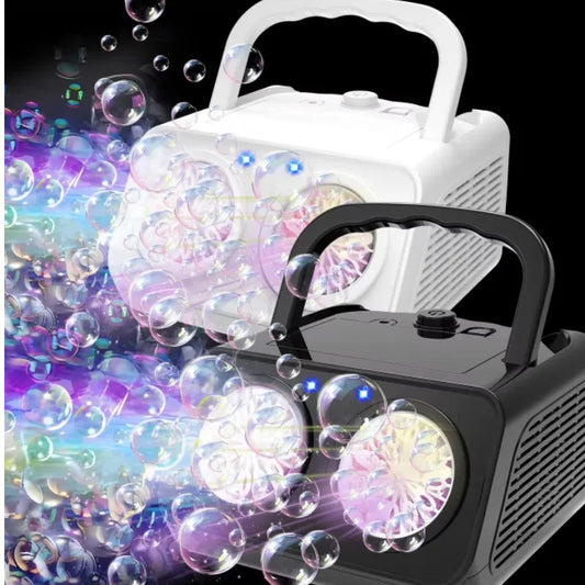 BUBBLESTORM 9000 – The 26-Hole Double-Barreled Party Cannon - Premium bubble machine from Lizard Vigilante - Just $33.99! Shop now at Lizard Vigilante