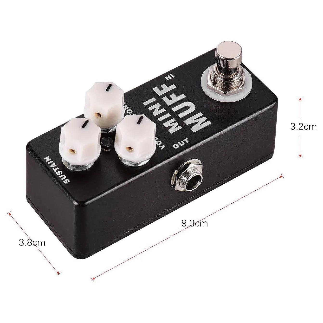 MOSKY Mini Muff Fuzz Distortion Electric Guitar Effect "Pi" Pedal Like Jimi - Lizard Vigilante