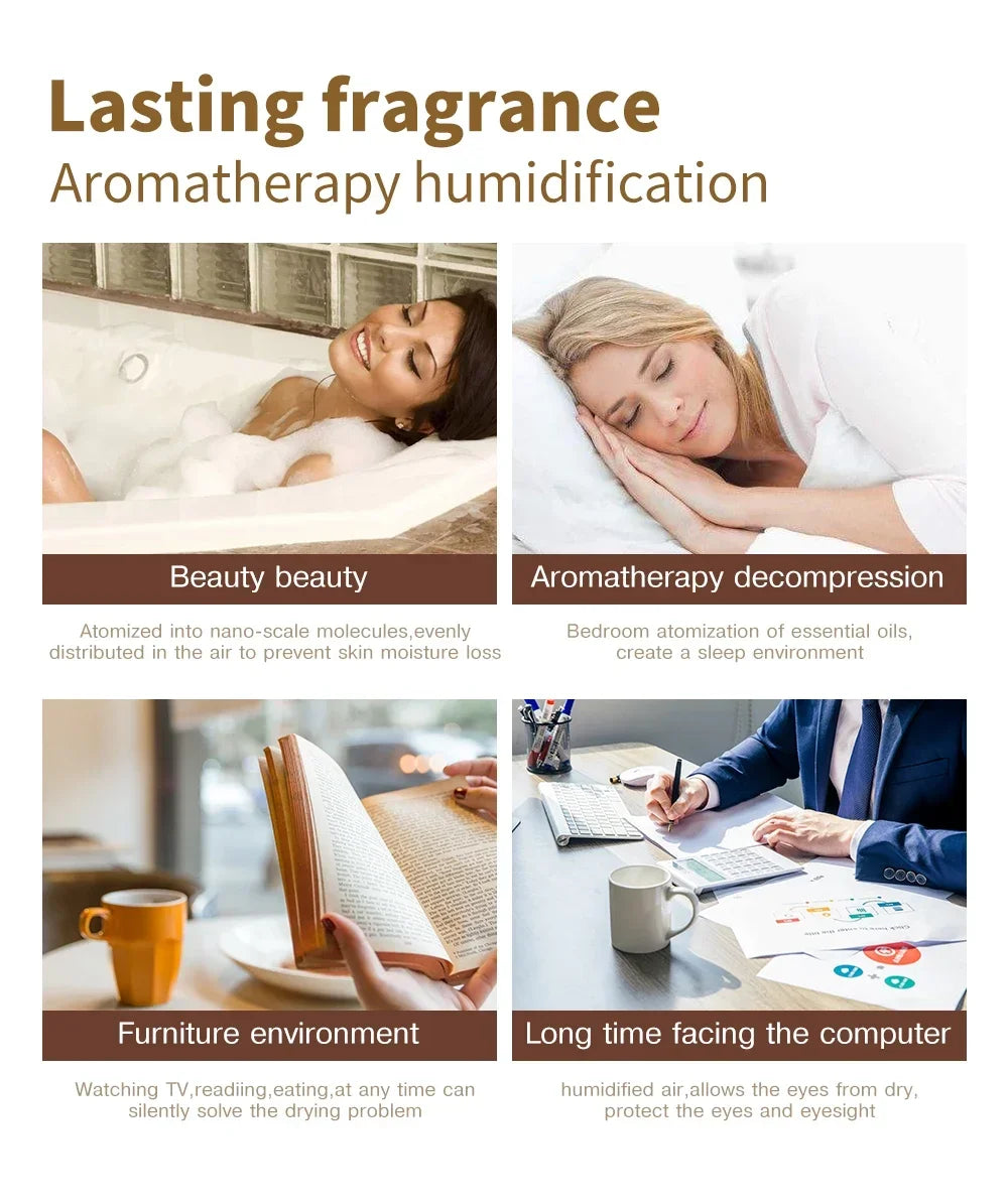 Air Humidifier USB Aroma Diffuser Essential Oil Purifier Aromatherapy Electric Smell Distributor For Home fragrance Car Bedroom