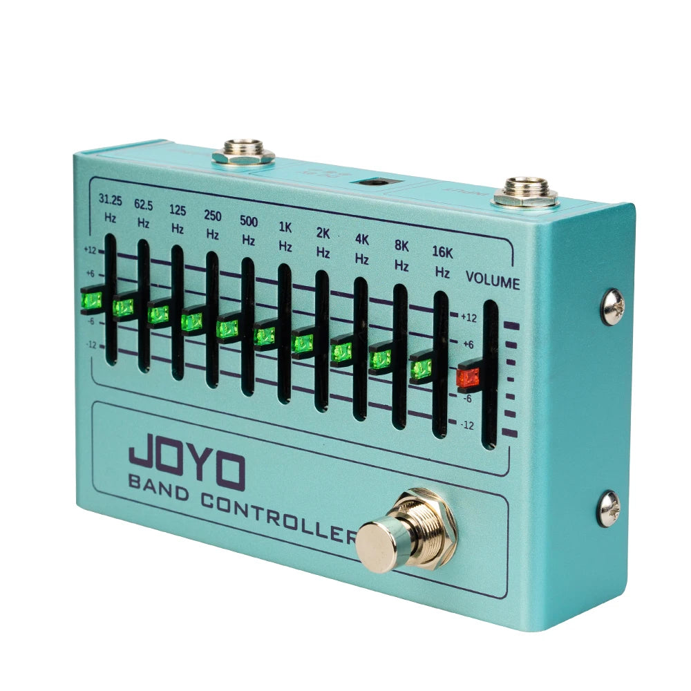JOYO R-12 Band Controller EQ Pedal — 10-Band Frequency Assassin for Bass & Guitar | 31Hz-16kHz Tone Precision Weapon