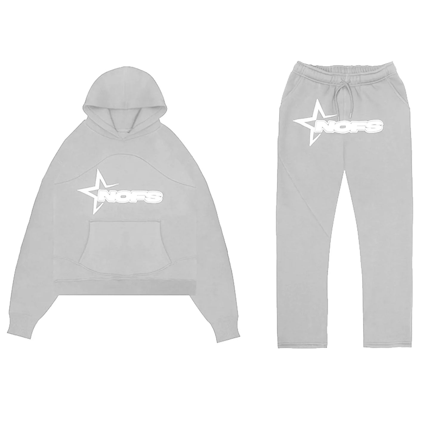 Unisex Loose Fit Hip Hop Hoodie and Sweatpants Set – Trendy Skateboard Streetwear for Autumn & Winter - Premium hoodie set from Lizard Vigilante - Just $38.88! Shop now at Lizard Vigilante