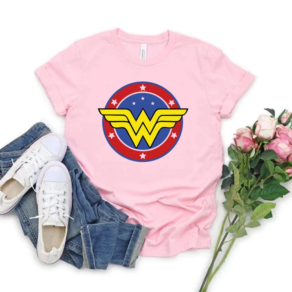 Wonder Female T-Shirt Mother's Day Gift T Shirt Feminist Shirt Girl Power Tshirt Superhero Mama Tee Wonder Mom Woman Graphic Tee - Lizard Vigilante