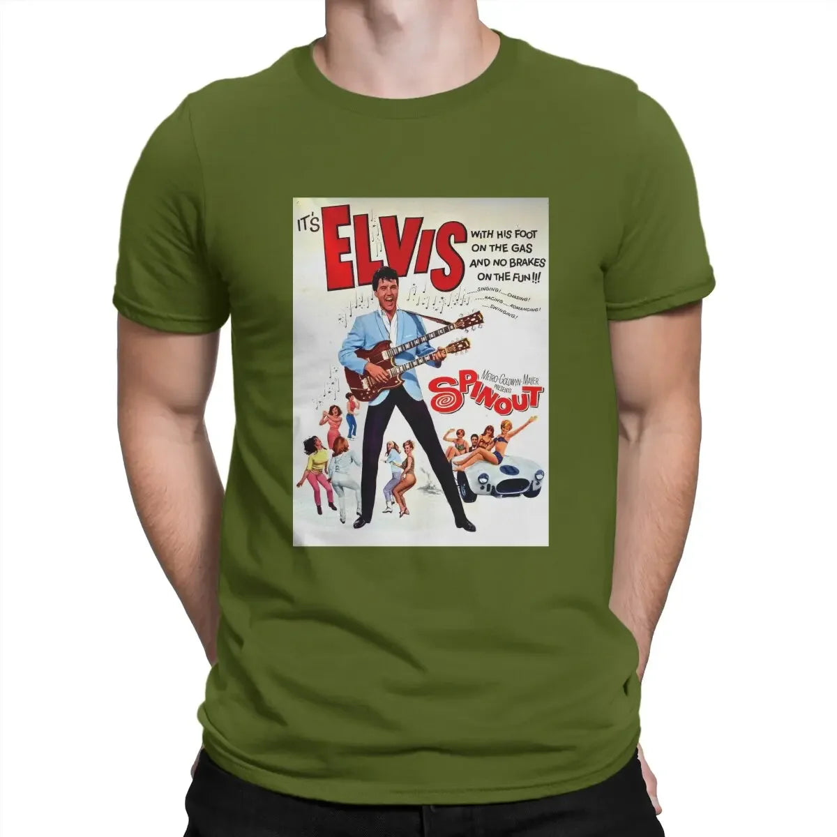 Elvis Presley T Shirt Harajuku Sweatshirts Hipster Singer Man TShirt Men Tee Shirt Clothing - Lizard Vigilante