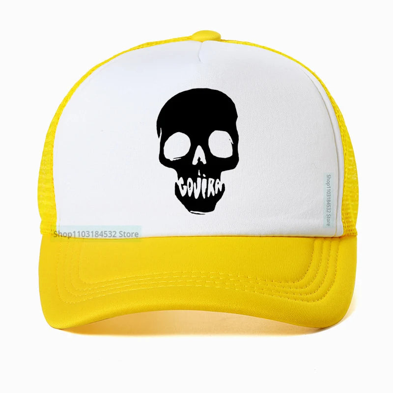 Gojira Baseball Cap Metal Rock Hat Summer Cotton Mesh Trucker Caps Gojira Band Hats French Heavy Metal Band Skull Cap - Premium hat from Lizard Vigilante - Just $18.99! Shop now at Lizard Vigilante