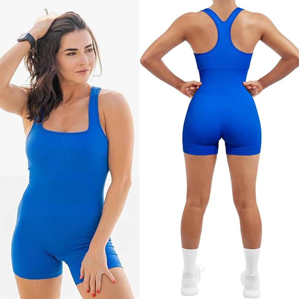 Seamless Bodysuiyts for Women  Contracted Tummy Control Rompers Sexy Sleeveless Backless  Yoga Sets Jumpsuits Women's Clothings - Premium  from Lizard Vigilante - Just $14.99! Shop now at Lizard Vigilante