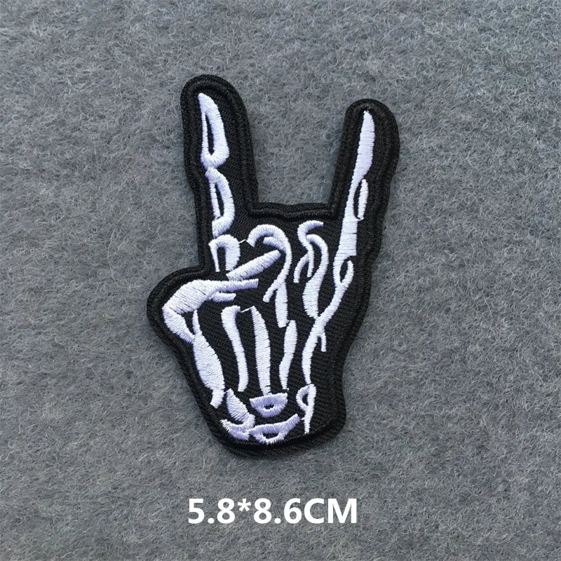 Rock Band Embroidered Patches – DIY Iron-On Appliques for Jackets, Jeans, and Clothing - Premium patches from Lizard Vigilante - Just $8.49! Shop now at Lizard Vigilante