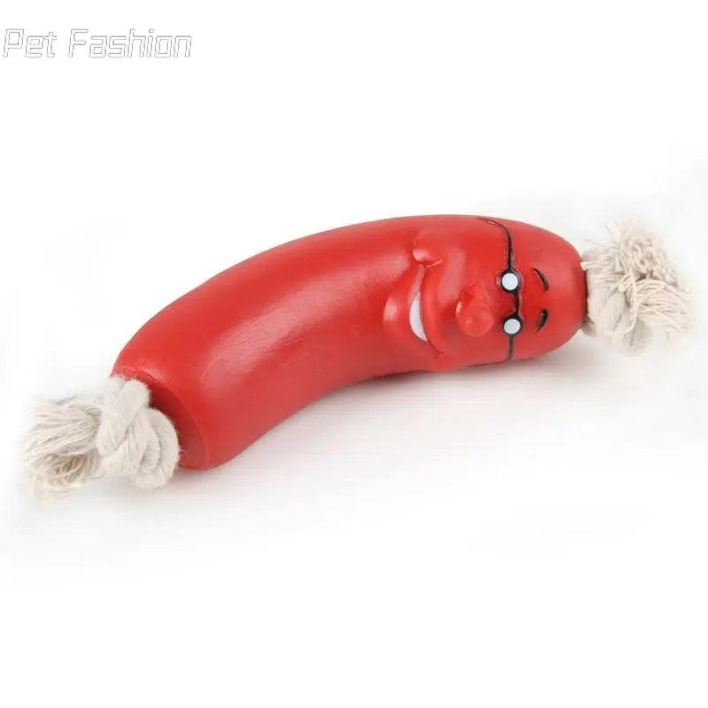 Dog Toys Funny Sausage Shape For Puppy Dog Chew Toys Interactive Training Bite-resistant Grinding Teeth Dogs Pet Supplies 1/3pcs - Premium dog toys from Lizard Vigilante - Just $12.99! Shop now at Lizard Vigilante