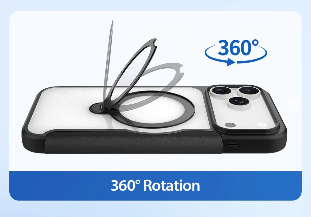 DUX DUCIS Armored MagSafe iPhone 17 Pro Max Case — Military-Grade Magnetic Stand Fortress