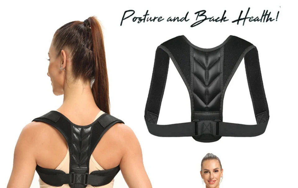 GETINFIT Adjustable Posture Corrector Back Support Lumbar Posture Orthopedic Belts Strap Brace Shoulder Spine Support Men Women