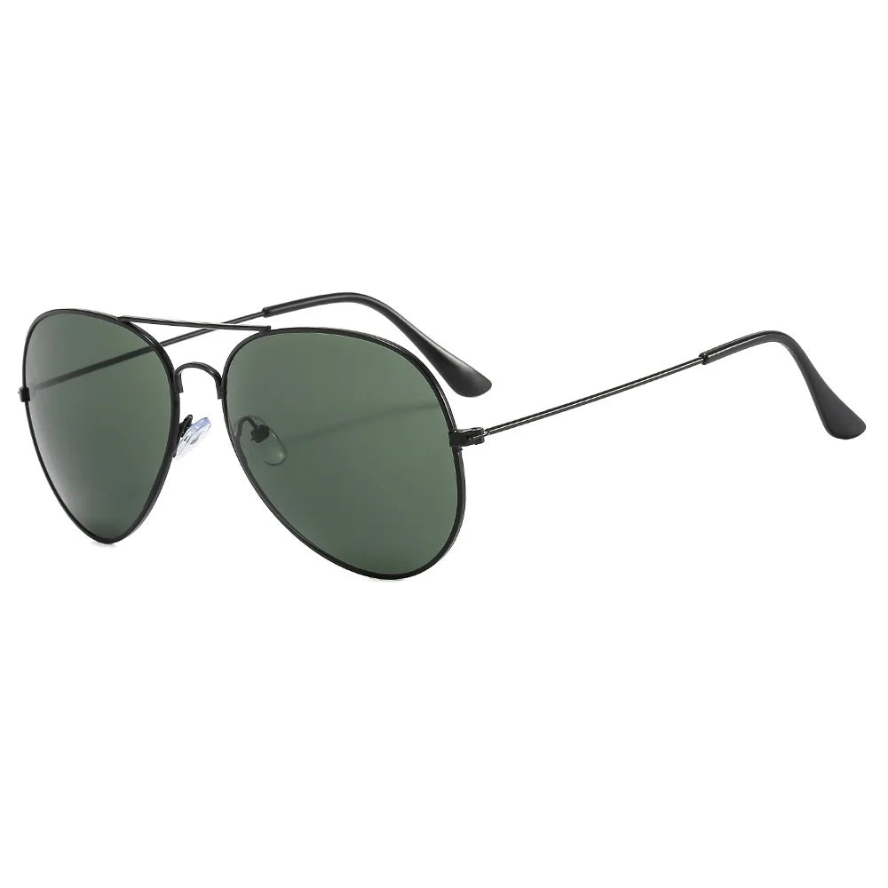 Men's Double Bridge Aviation Sunglasses UV400 2024 Mirror Shades Bidens Cop Sun Glasses Alloy Frame - Premium  from Lizard Vigilante - Just $21.49! Shop now at Lizard Vigilante