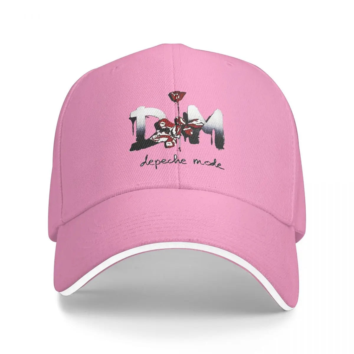 Depeche Mode Rose Rock Band Adjustable Trucker Hat – Unisex Retro Music Cap for Men & Women - Premium hat from Lizard Vigilante - Just $23.88! Shop now at Lizard Vigilante