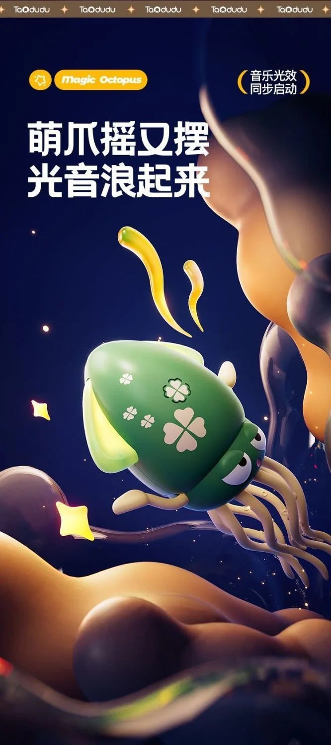 Lizard Vigilante Chaos Octopus — TikTok Sensation Dancing Electronic Pet Toy for Kids & Rockstars 2025 - Premium  from Lizard Vigilante - Just $38.88! Shop now at Lizard Vigilante