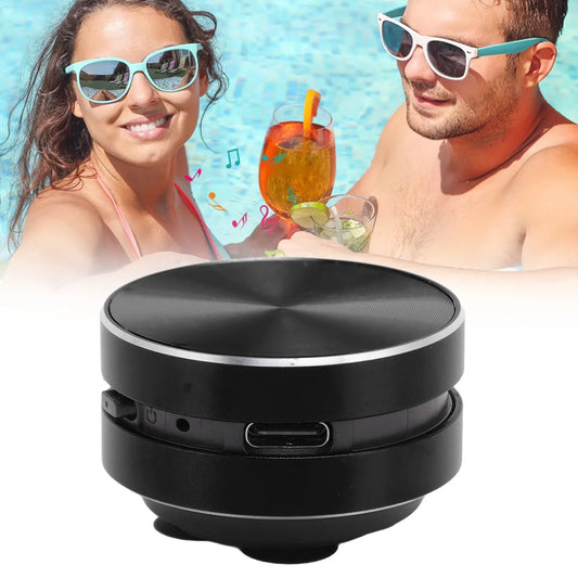 Bluetooth Bone Conduction Speaker Stereo Bass Portable Small Wireless Speaker with Suction Cup for Bathroom Outdoor