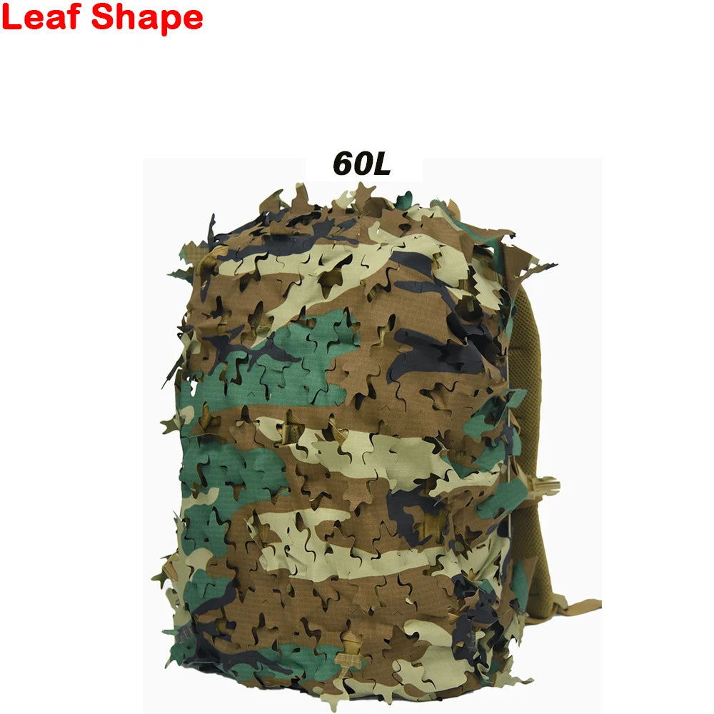 3D Camo Net Backpack Cover - Laser Cut Camouflage for 60L & 80L Packs - Premium backpack cover from Lizard Vigilante - Just $19.99! Shop now at Lizard Vigilante