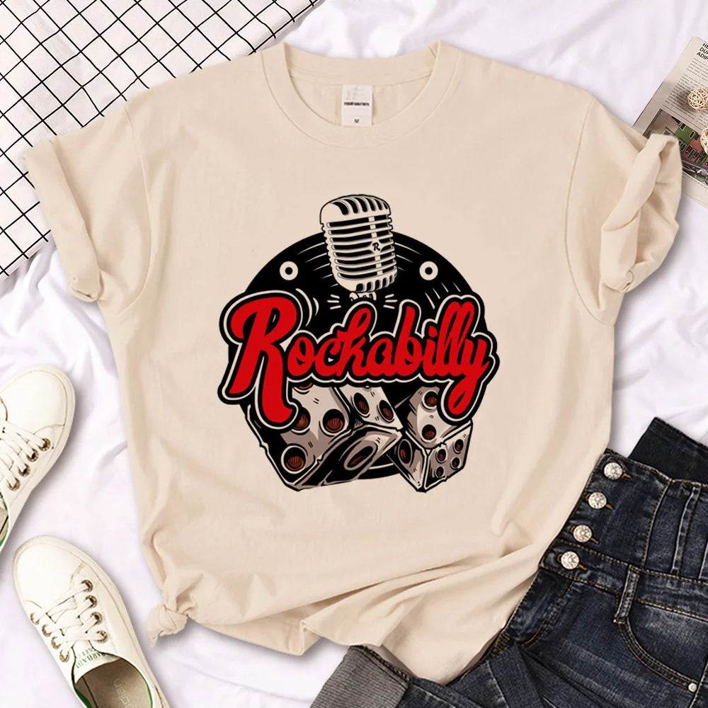 Rockabilly Riot Manga Heatwave Tee For Women