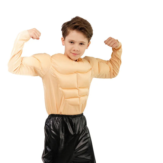 Funny Muscle Men Cosplay Costume for Kids – Halloween Party Suit - Premium Cosplay Costumes from Lizard Vigilante - Just $33.99! Shop now at Lizard Vigilante